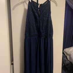 Navy Blue Dress Size Large