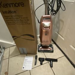 Kenmore BU4050 Intuition Bagged Upright Vacuum, liftup Cleaner with Hair Eliminator brushroll, pet Handi-Mate for Carpet, Hard Floor, Rose Gold