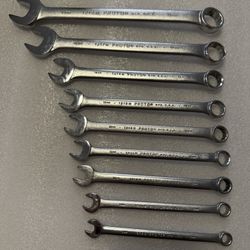 9pc Vintage PROTO MFD USA Metric Combo Wrench Bundle (9)