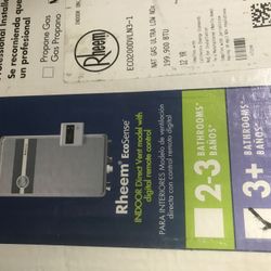 Tankless gas water heater