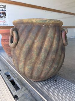 Large Terracotta Garden Planter with Handles