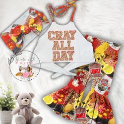 Boiling Crab Baby Outfit 