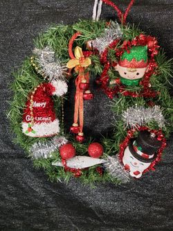 Handcrafted Christmas wreath