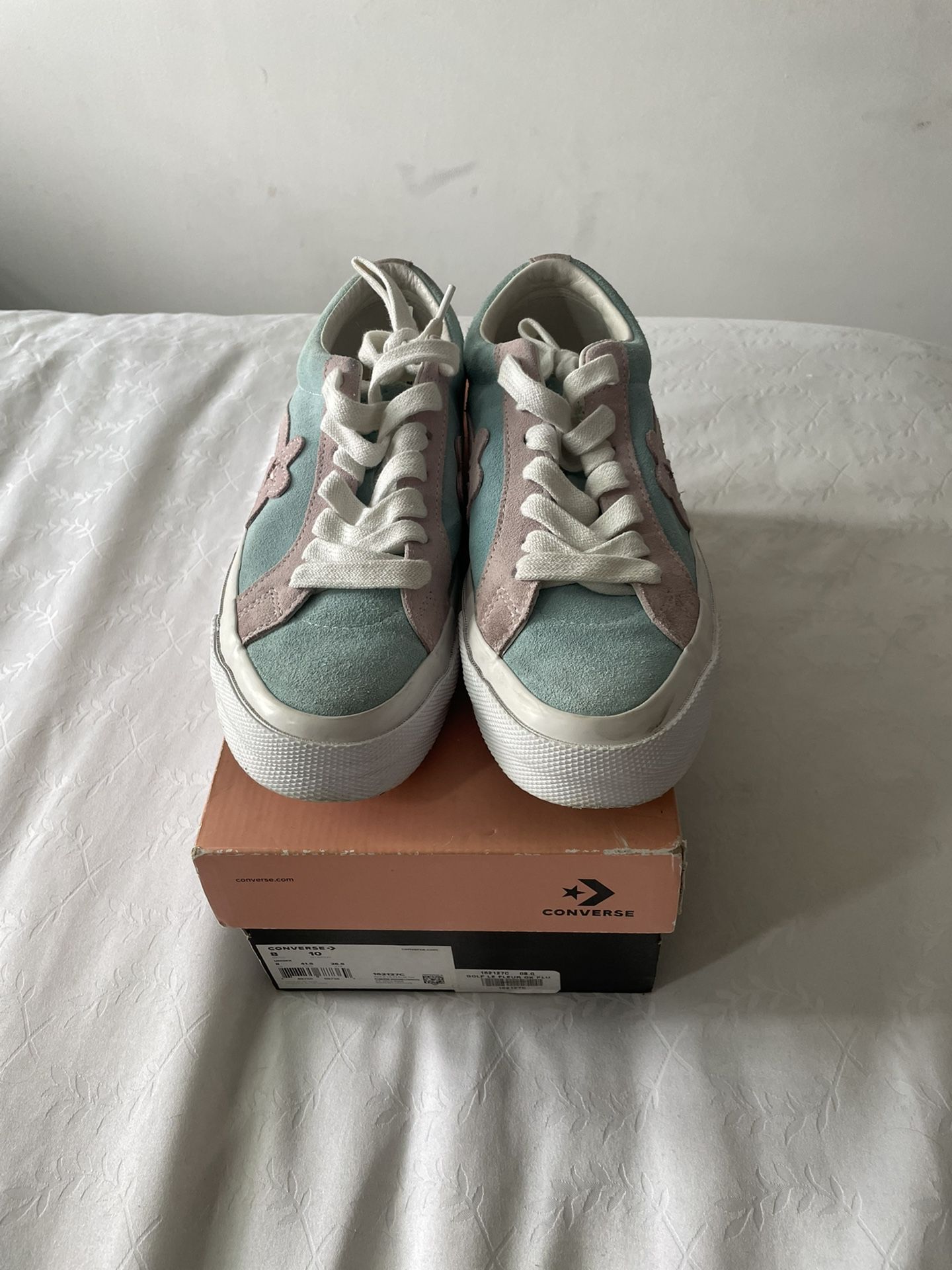 Converse One Star Ox Tyler the Creator Golf Le Fleur Light Blue Pink Size 8 for Sale in Queens, - OfferUp