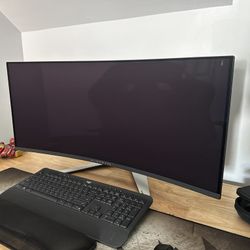 Alienware AW3423DW 34" 2K WQHD (3440 x 1440) 175Hz Curved Screen Gaming Monitor
