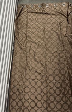2 Panels Apt 9 Brown Curtains w/ Grommets 52” x 86” $20 for the Pair - Price is Firm