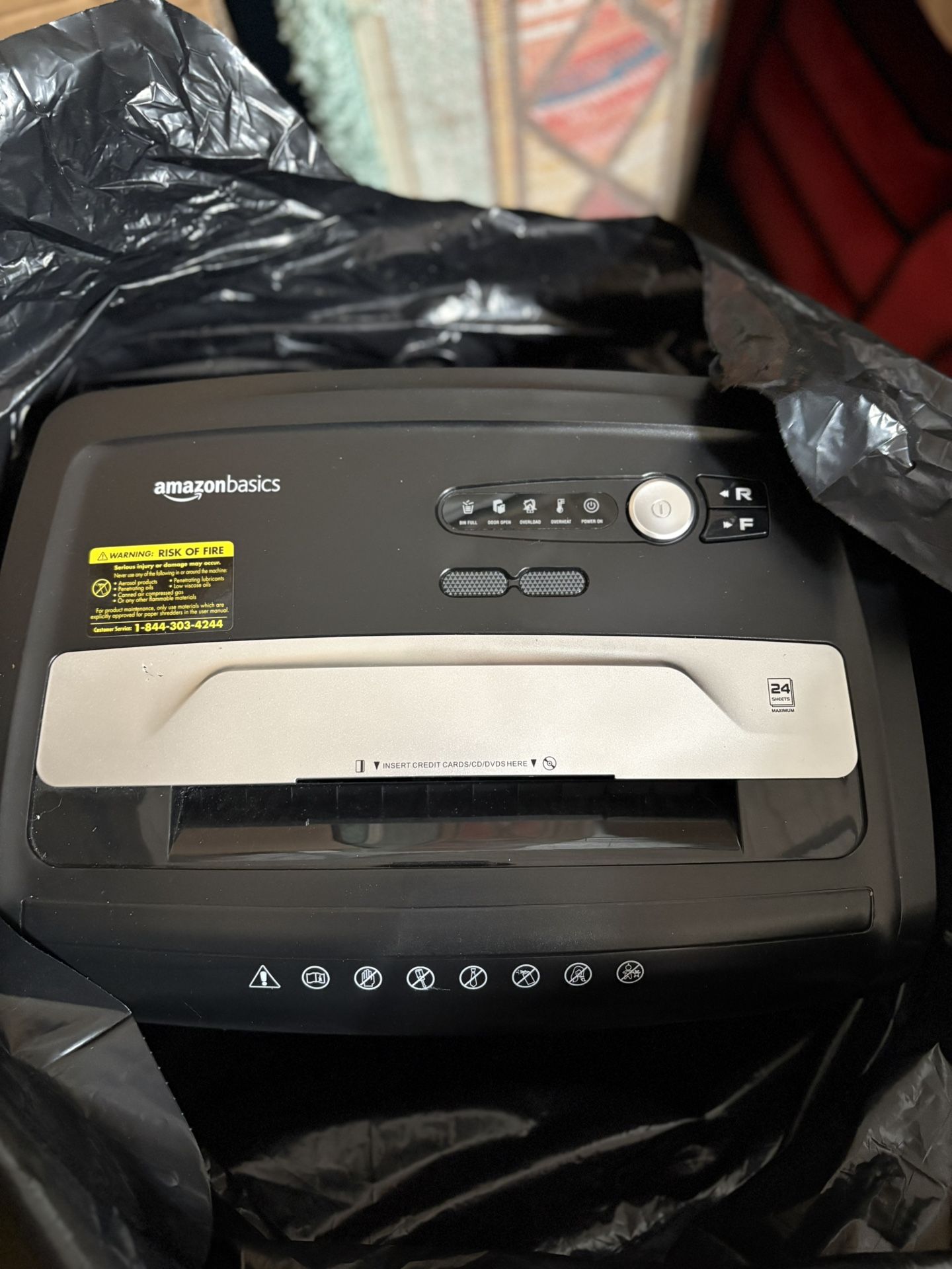 24 Sheet Paper, CD, Credit Card Shredder