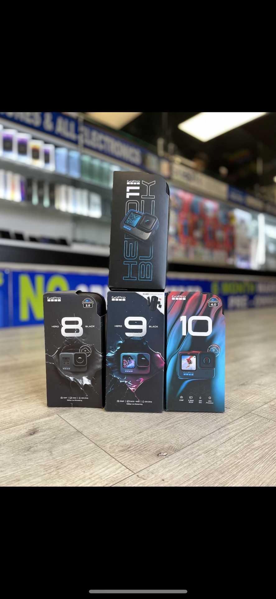 GoPro Hero 8, Hero 9, Hero 10 & Hero 11 Available