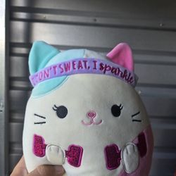 Squishmallows Kitty Cat I Don't Sweat I Sparkle