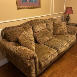 Sofa Set! Sofa, Ottoman And Armchair! Nice!