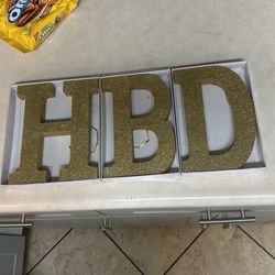 Decor - Glitter letters