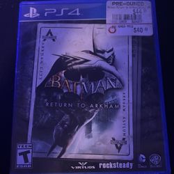 Batman Return To Arkham Asylum and Batman Return To Arkham City
