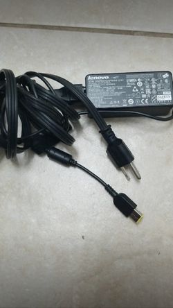 Black lenovo power brick