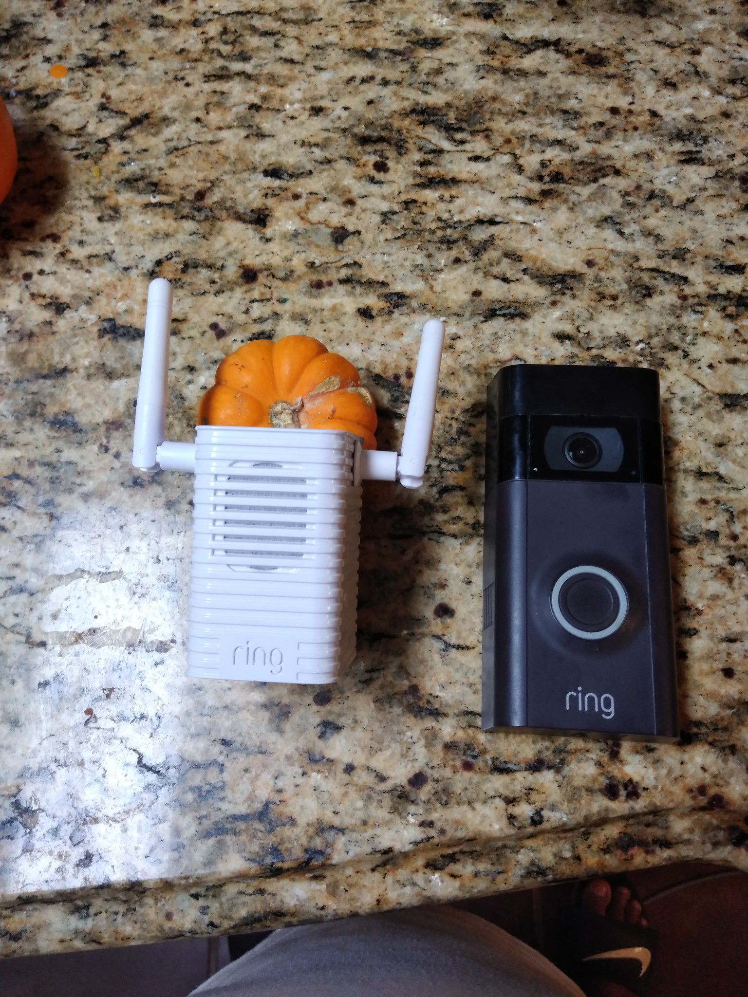 Ring doorbell and chime