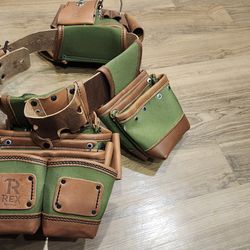 Brand new, never worn rex tool bag set