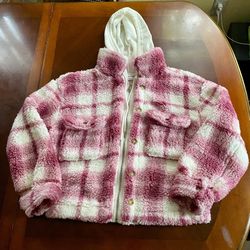 Women’s Size 8/10 Fleece Hoodie Jacket 