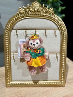 Tokyo DisneySea  "Duffy's Halloween" Shellie Scarecrow Plush Keychain
