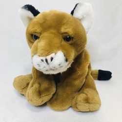 9” Wild Republic Mountain Lion Plush Big Cat Plush
