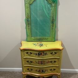 My Great Grandma's Bedroom Dresser/ Mirror 