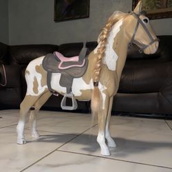 Girl Toy Horse 19.5 Inches Tall  OBO