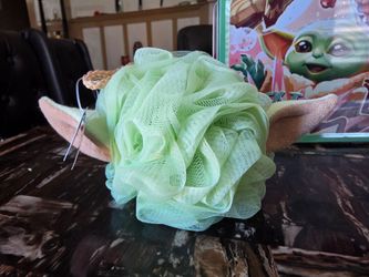 Bath & body works grogu & mandalorian loofah/ sponge grogu