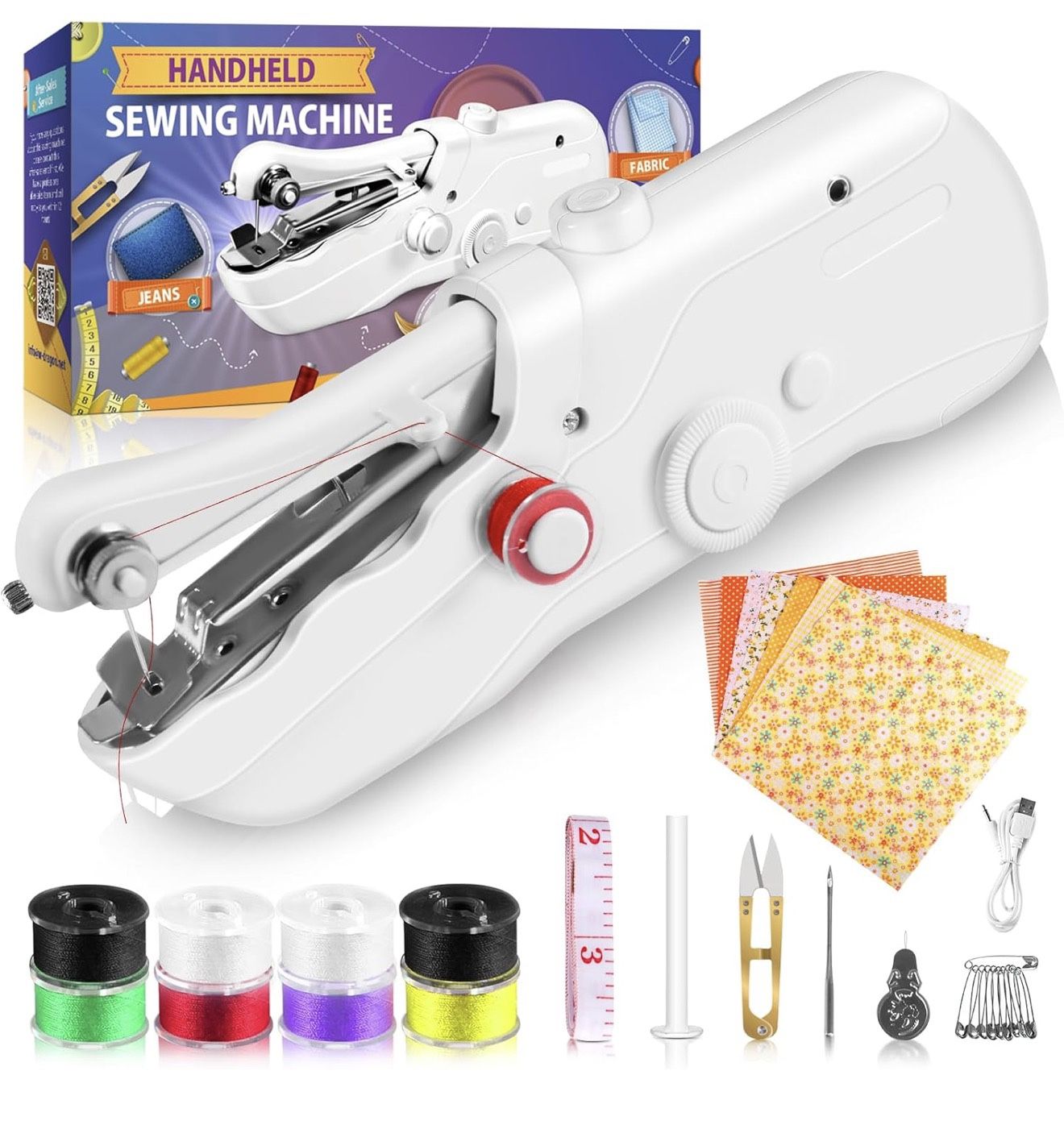 Handheld Sewing Machine, Quick Sew Mini Portable Electric