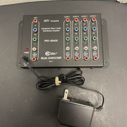 CELabs Pro-Grade Model AV400COMP Component Video Audio Distribution Rev F