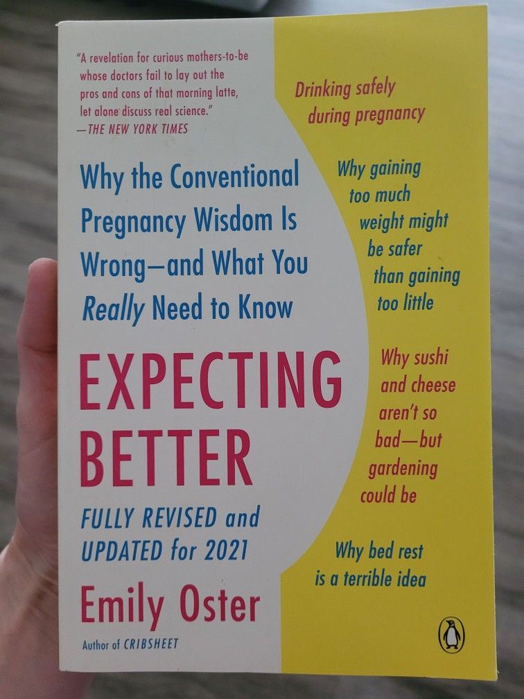 Expecting Better pregnancy book!