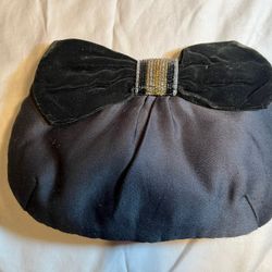 Vintage Black Formal Evening Clutch