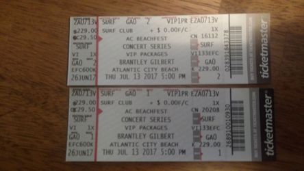 Brantley Gilbert surf side concert tickets