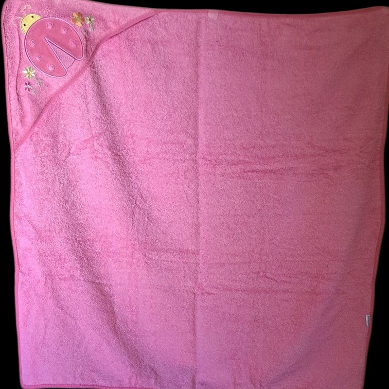 Pink Children Hooded Towel pink