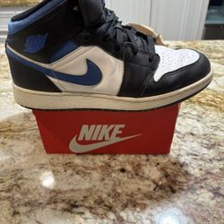 AIR JORDAN 1 MID "RACER BLUE / BLACK / WHITE"