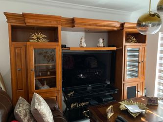 Entertainment Center solid wood