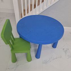 Kids Table With One Chair
