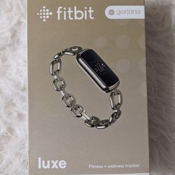 Fitbit Luxe Special Edition,Gorjana Soft Gold Stainless Steel Parker Link Bracelet
