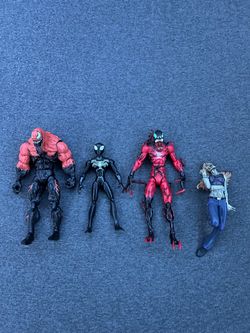 Symbiote Bundle Spiderman Carnage and Toxin marvel