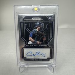 2022 Panini Prizm Cal Raleigh Rated Rookie Auto RC HR Derby All Star Chrome MVP