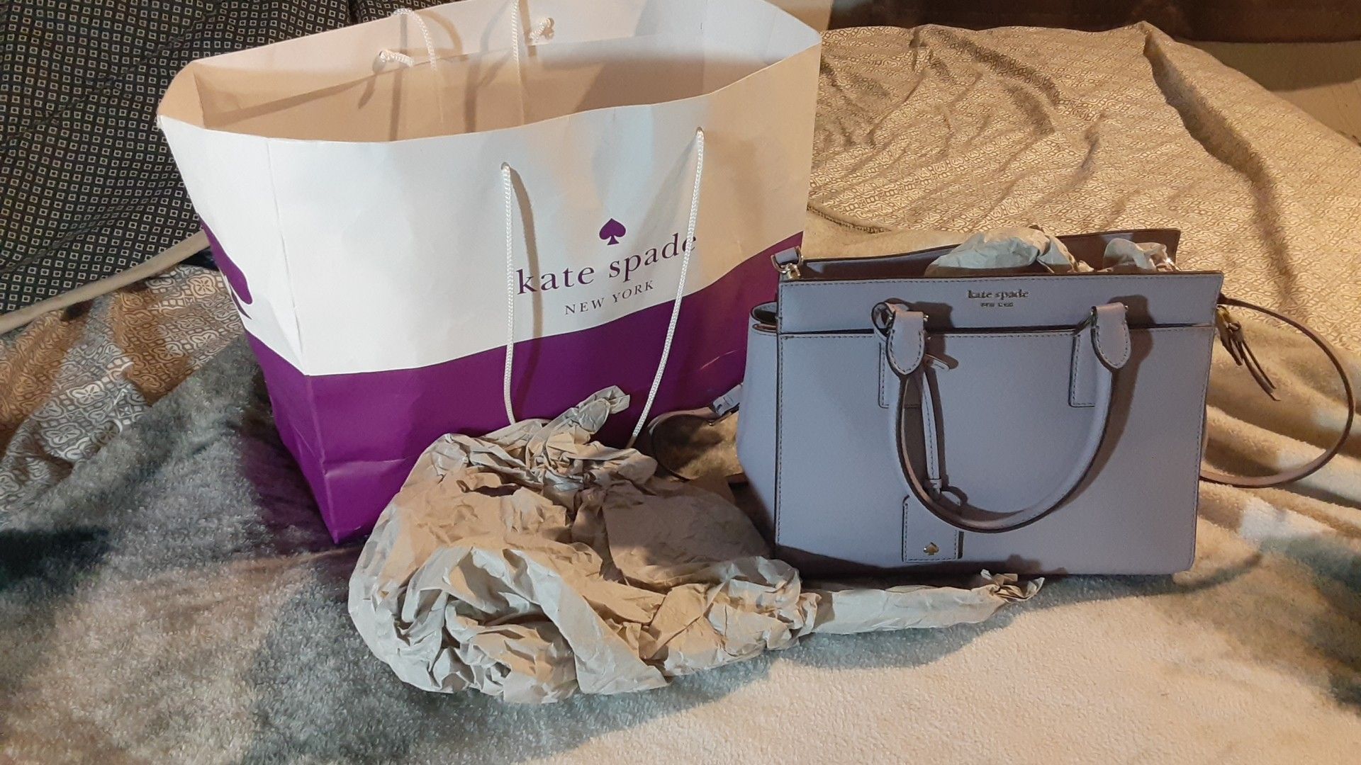 Lavendar Kate Spade tote