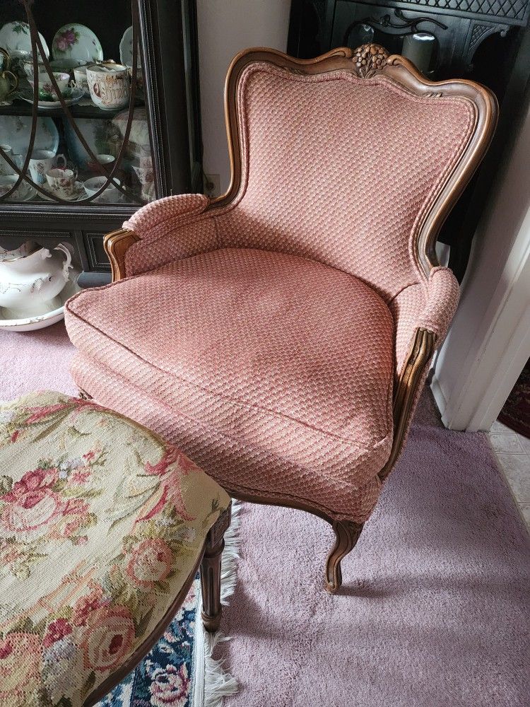 Antique French Bergere Chair