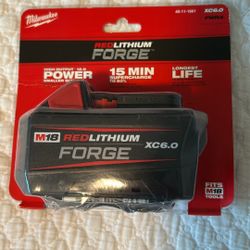 Milwaukee 6.0  M-18 Forge Battery - Red Lithium