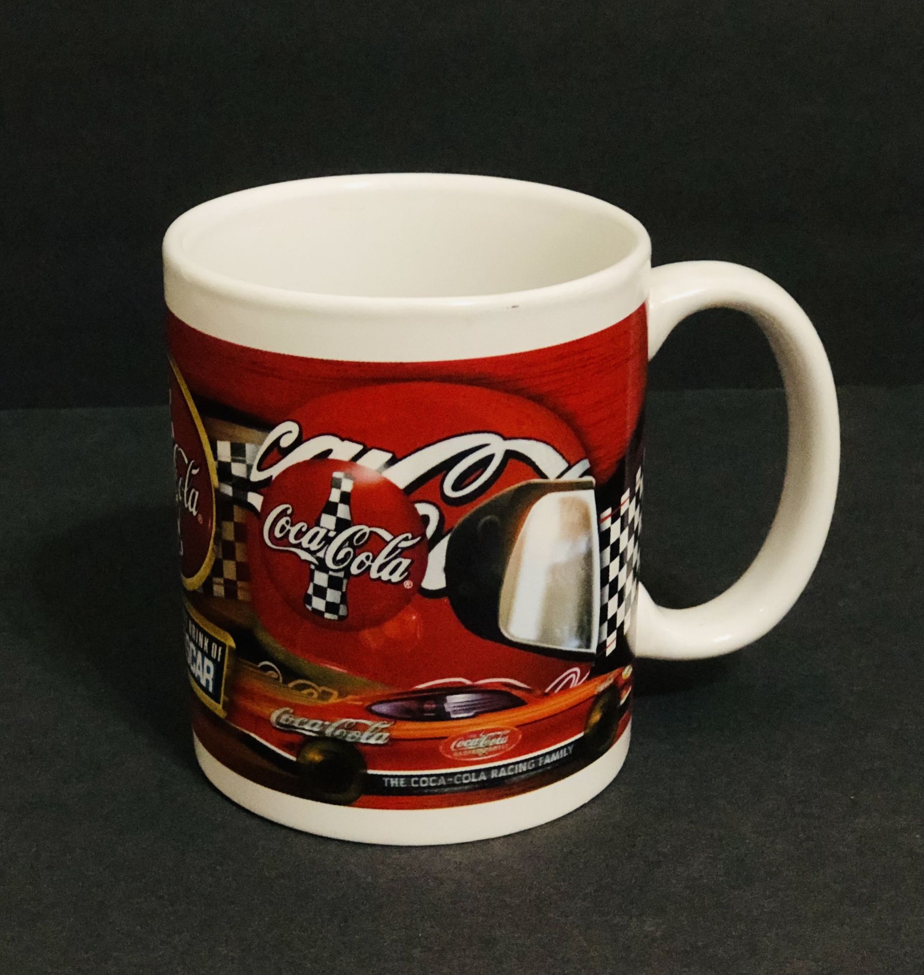Collectible Coca-Cola "Drive Your Thirst" Nascar Racing Coffee Mug