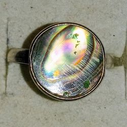 Sterling Silver Abalone Ring 