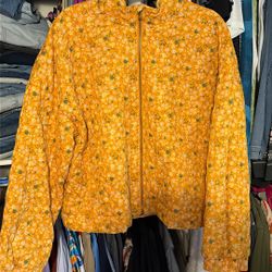 Yellow Women’s Quilt Jacket 