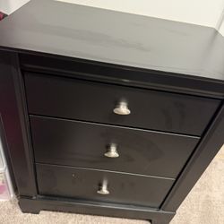 Black Nightstand 