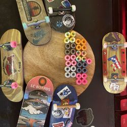 65D Urethane Fingerboard Bearing Wheels And Decks READ DESCRIPTION PLEASE