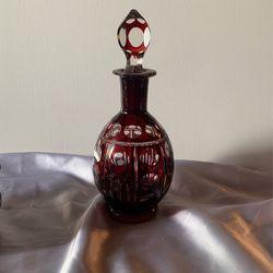 Crystal Cut To Clear Wine Decanter 