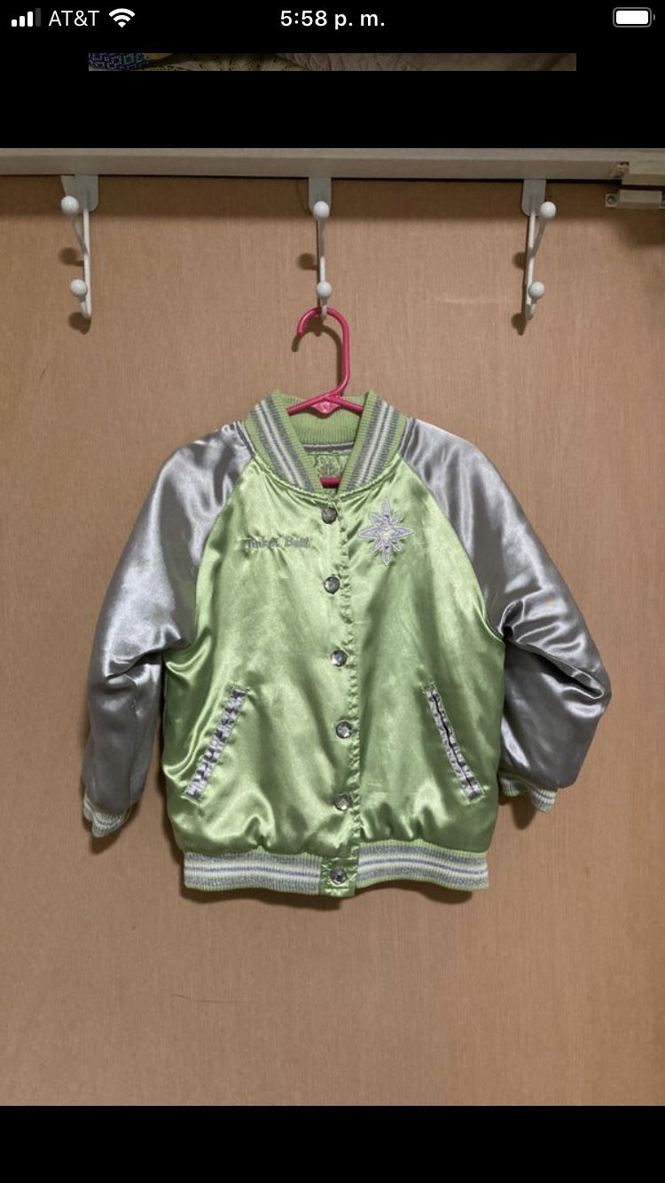 Disney TinkerBell Bomber Jacket for girls 4T