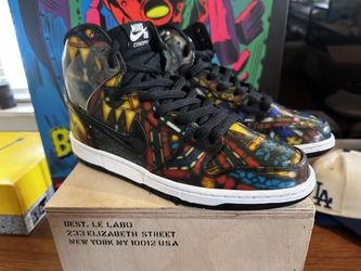 Nike Concepts x SB Dunk High //  Stained Glass - 9.5M