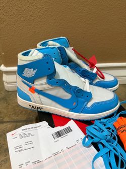 Jordan retro 1 UNC off-white size 10 brand new