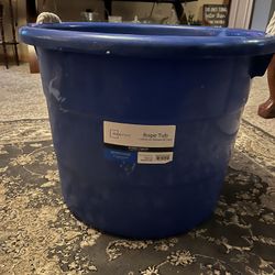 Large 18 Gallon Rope Tub
